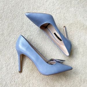 Zara light blue heels